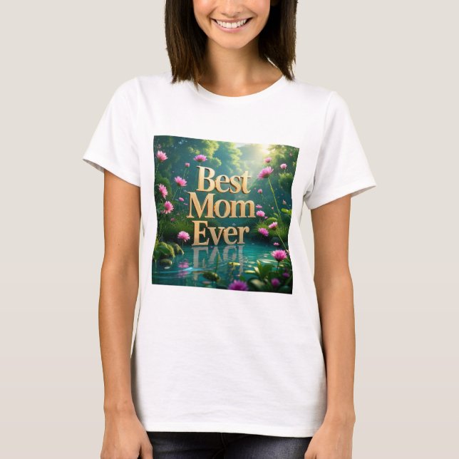 Whimsical Forest Garden For Mother's Day  T-Shirt (Front)