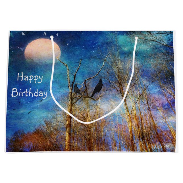 Whimsical Forest Large Gift Bag (Front)