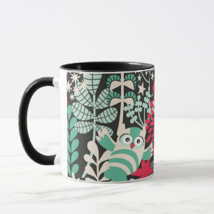 Whimsical Forest Owl Mug