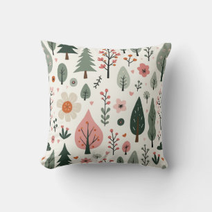 Whimsical Forest pillow cushion