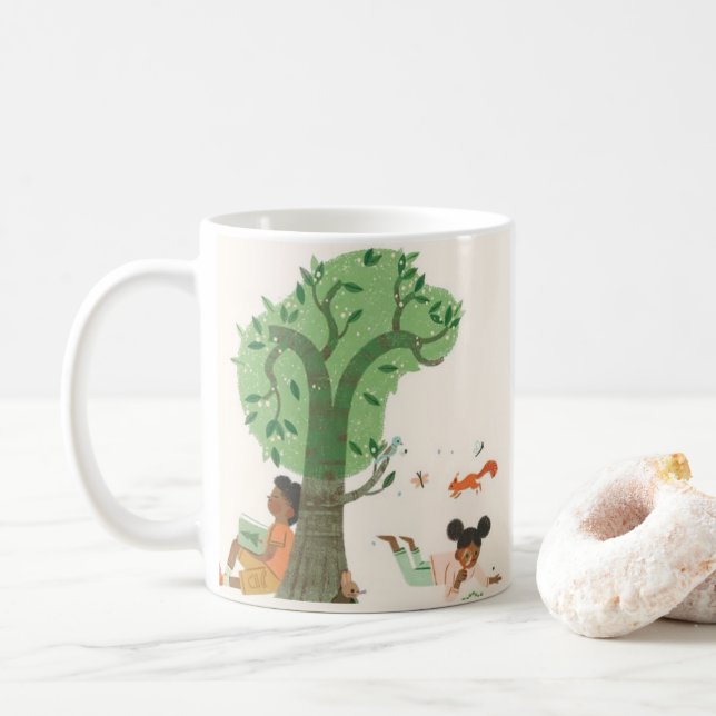 Whimsical Forest Rest Kind Ones Gentle Moments Mug (With Donut)