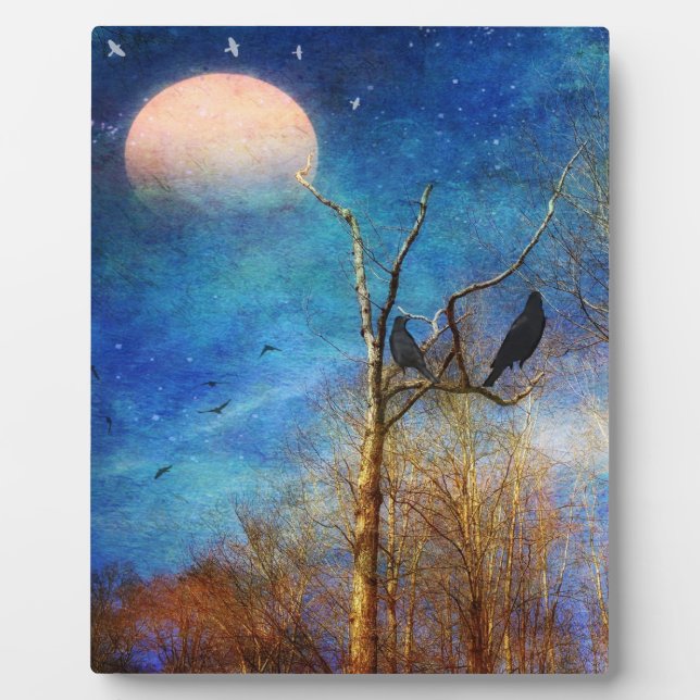 Whimsical Forest Scene Plaque (Front)