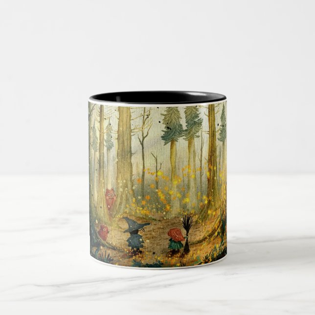 Whimsical Forest Witch Mug  (Center)