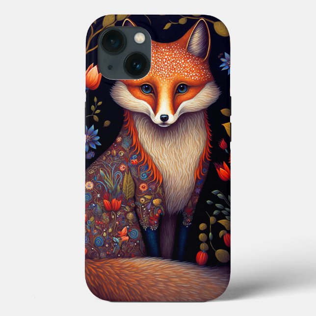 Whimsical Fox Woodland Fantasy Art Case-Mate iPhone Case (Back)