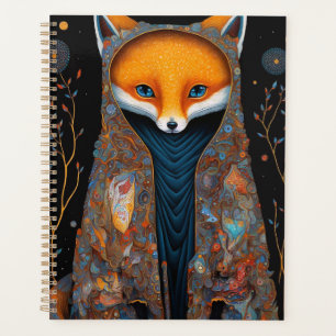 Whimsical Fox Woodland Fantasy Art Planner