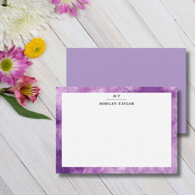 Whimsical Frame Personalised Note Cards (Creator Uploaded)
