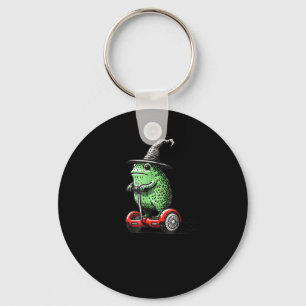 Whimsical Frog Wizard Off To Commit Tom Foolery Fr Key Ring