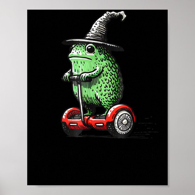 Whimsical Frog Wizard Off To Commit Tom Foolery Fr Poster (Front)