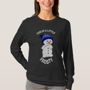 Whimsical Frosty Colourful Christmas T-Shirt