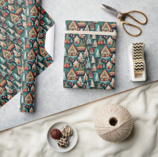 Whimsical Fun Christmas Wrapping Paper