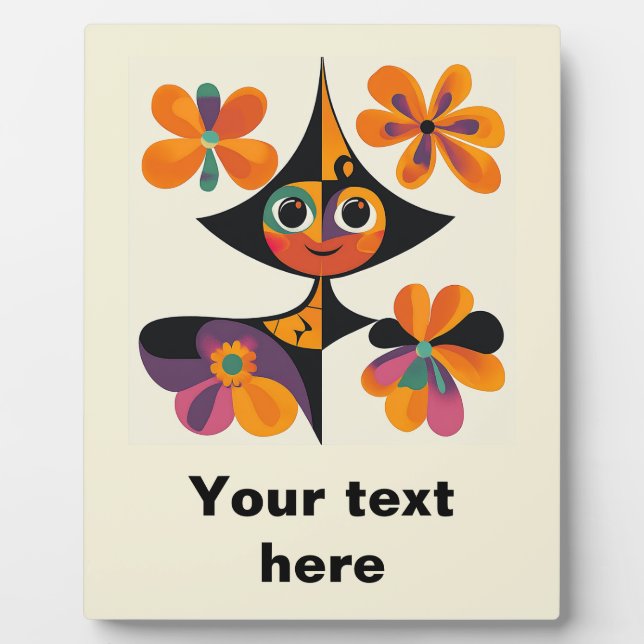 Whimsical Fun girl Plaque (Front)
