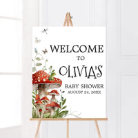 Whimsical Fungi Mushroom Fall Welcome