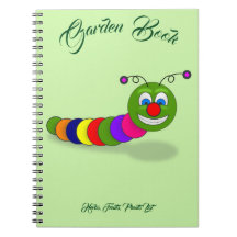 Whimsical Garden Bug Notebook