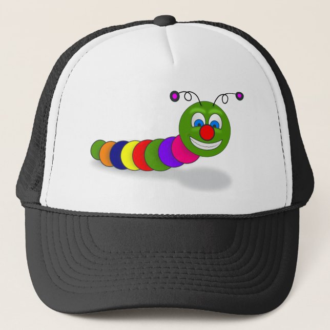 Whimsical Garden Bug Trucker Hat (Front)