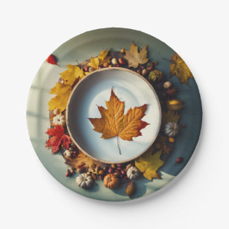 "Whimsical Garden Fiesta Paper Plates" Paper Plate