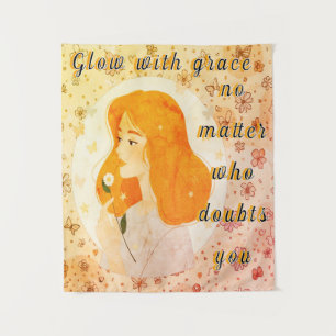 Whimsical Garden - Modern Tapestry