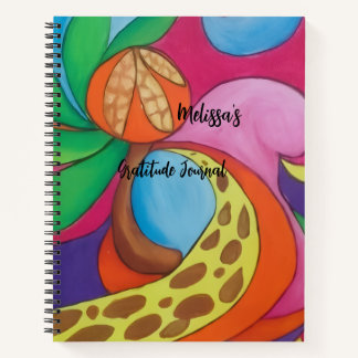 Whimsical Garden Personalised Gratitude Notebook