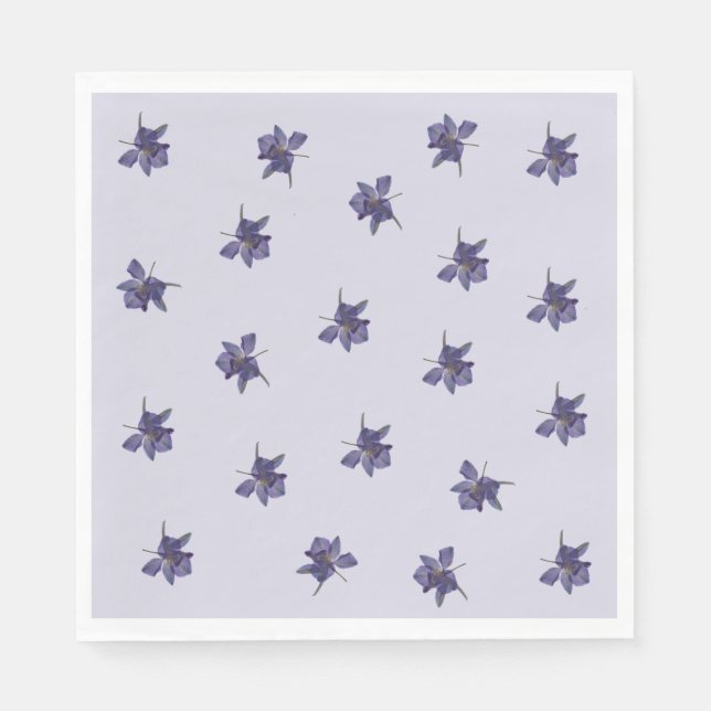 Whimsical Garden Wildflower  Napkin (Front)