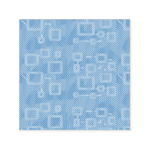Whimsical Geometric Abstract Self-inking Stamp