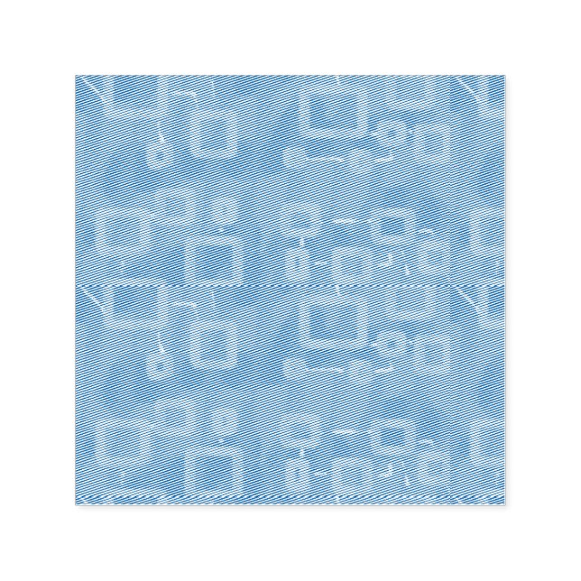 Whimsical Geometric Abstract  Self-inking Stamp (Design)