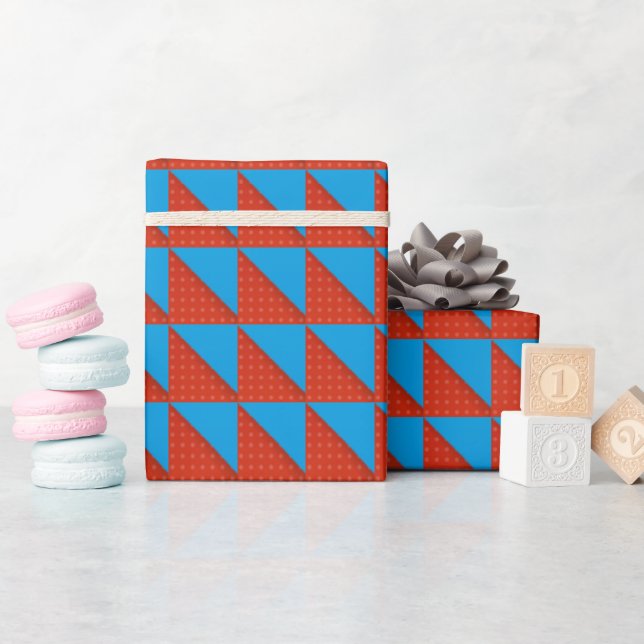 Whimsical Geometric Wrapping Paper  (Baby Shower)