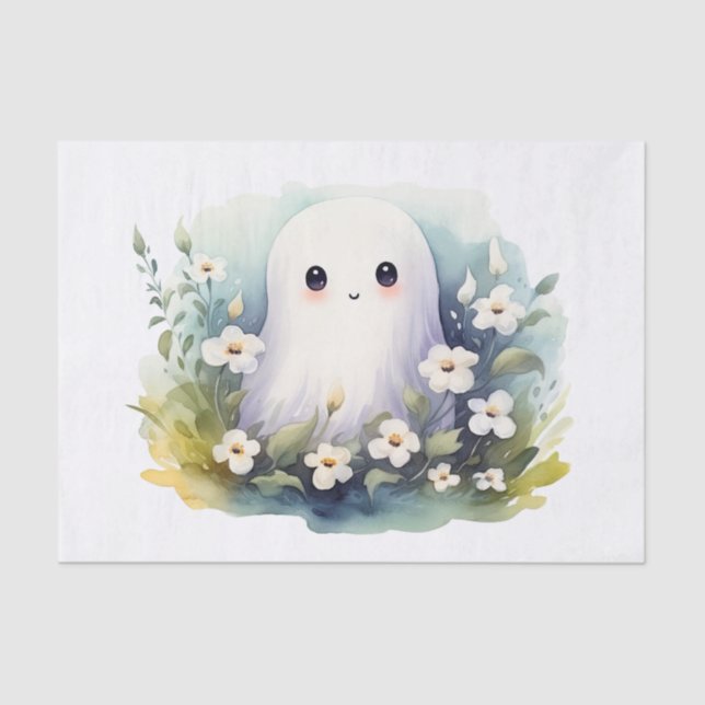 Whimsical Ghost Tissue Paper (Front)