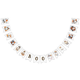 Whimsical Ghosts - BOO - Bunting