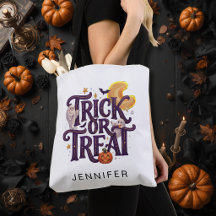 Whimsical Ghosts Trick or Treat