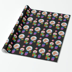 Whimsical Gift Packages with Photos Wrapping Paper