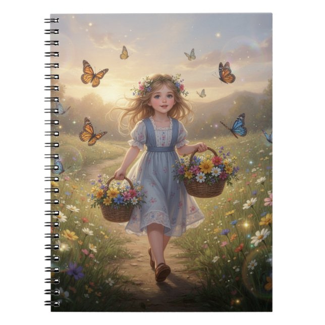 Whimsical Girl Notebook (Front)