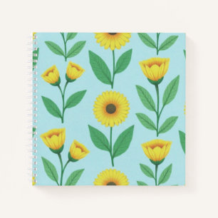 Whimsical Glee Bloom Notebook