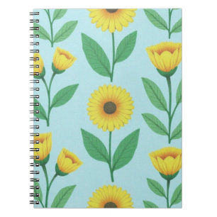 Whimsical Glee Bloom Notebook