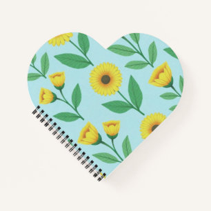 Whimsical Glee Bloom Notebook