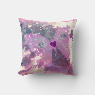 Whimsical Glow Butterfly Accent Pillow