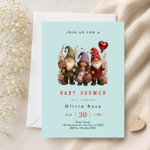 Whimsical Gnome Baby Shower
