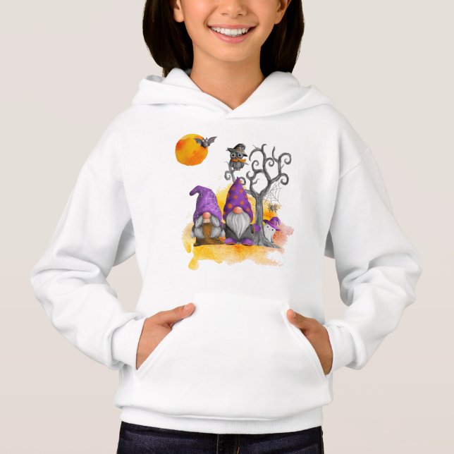 Whimsical Gnome Couple on Halloween (Front)