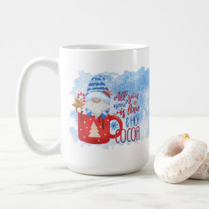 Whimsical Gnome Hot Chocolate Coffee Mug