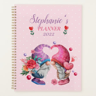 Whimsical Gnomes in Love Personalised  Planner