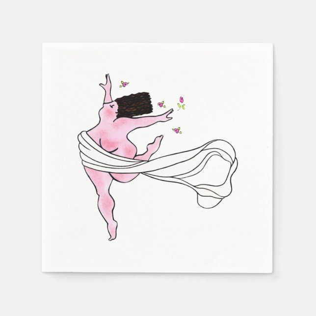 Whimsical Goddess  Napkin (Front)