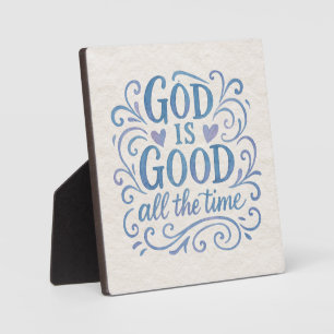 Whimsical Good is Good Typography Plaque