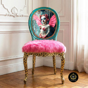 Whimsical Gothic Gargoyle Fairy Pink Wings Tissue Paper