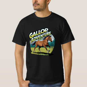 Whimsical Graphics for Horse Enthusiasts T-Shirt