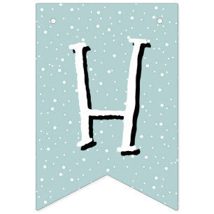 Whimsical Green Happy Birthday Bunting