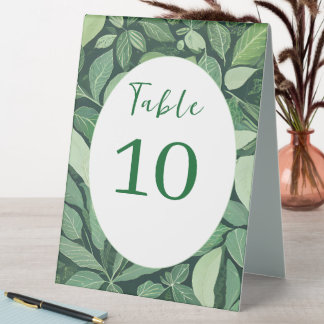 Whimsical Green Leaves Wedding