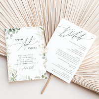 Whimsical Greenery and Gold All In One Wedding