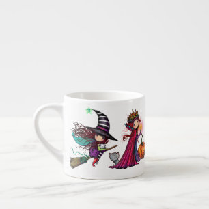 Whimsical Halloween Art by Molly Harrison Espresso Cup