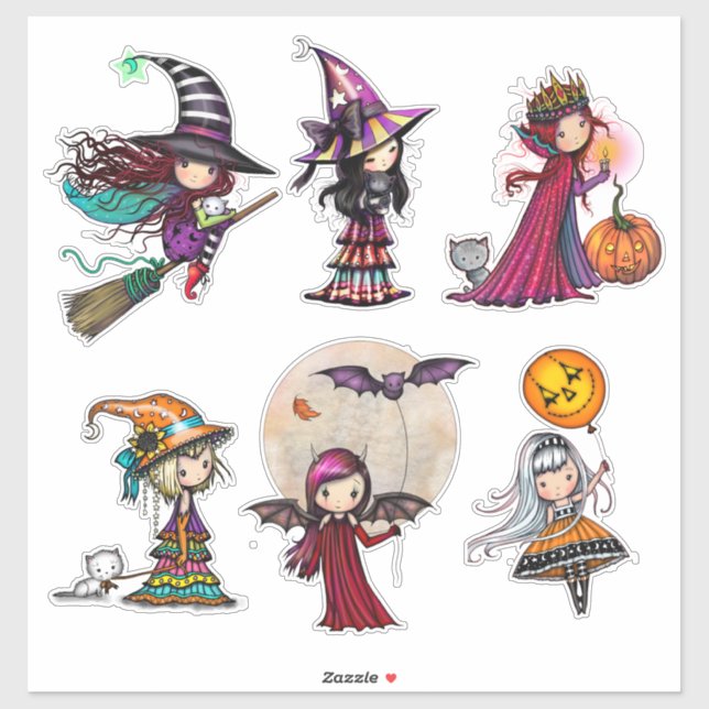 Whimsical Halloween Characters by Molly Harrison (Sheet)