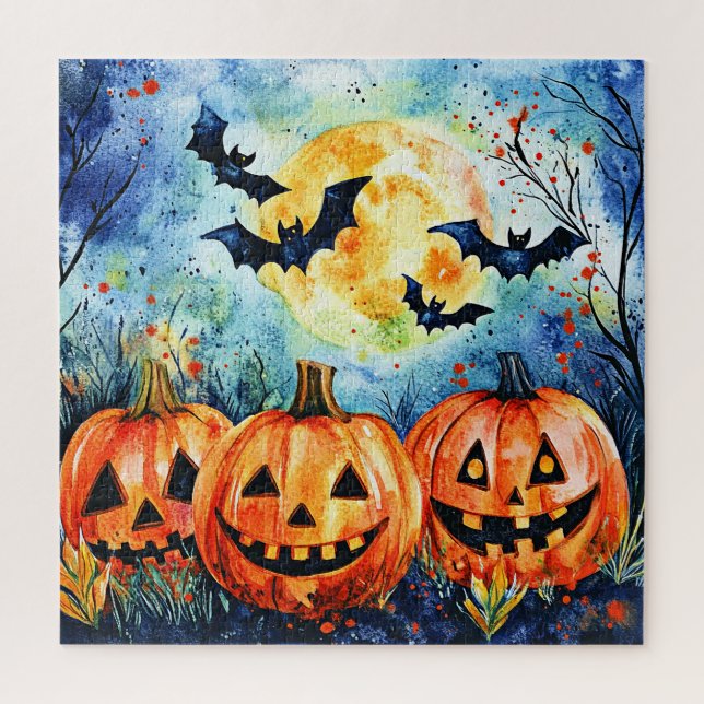 Whimsical Halloween Puzzle (Vertical)