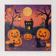 Whimsical Halloween Puzzle 