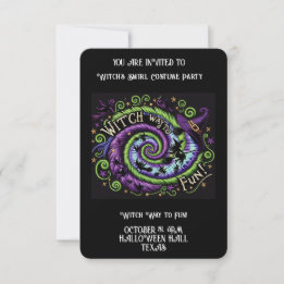 Whimsical Halloween : Spooktacular Celebration  Invitation